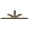 Ekena Millwork Richland Smooth Timber Gable Bracket, Douglas Fir, 72"W x 30"H x 1 1/2"D x 5 1/2"F, 10/12 Pitch GBW072X30X0206RIC00SDF - alternate 2